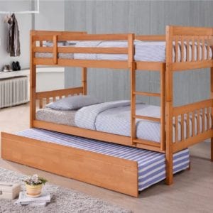 Lydia Bunk Bed Pine Trundle Add On